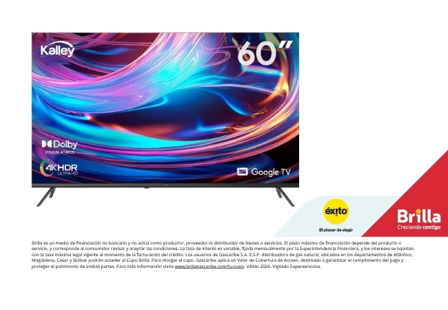 TV LED (152cm) 60 Uhd 4K Smart KALLEY