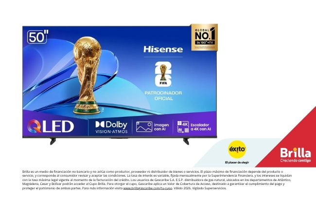 Tv QLED (126 CM) 50 UHD 4K SMA  HISENSE